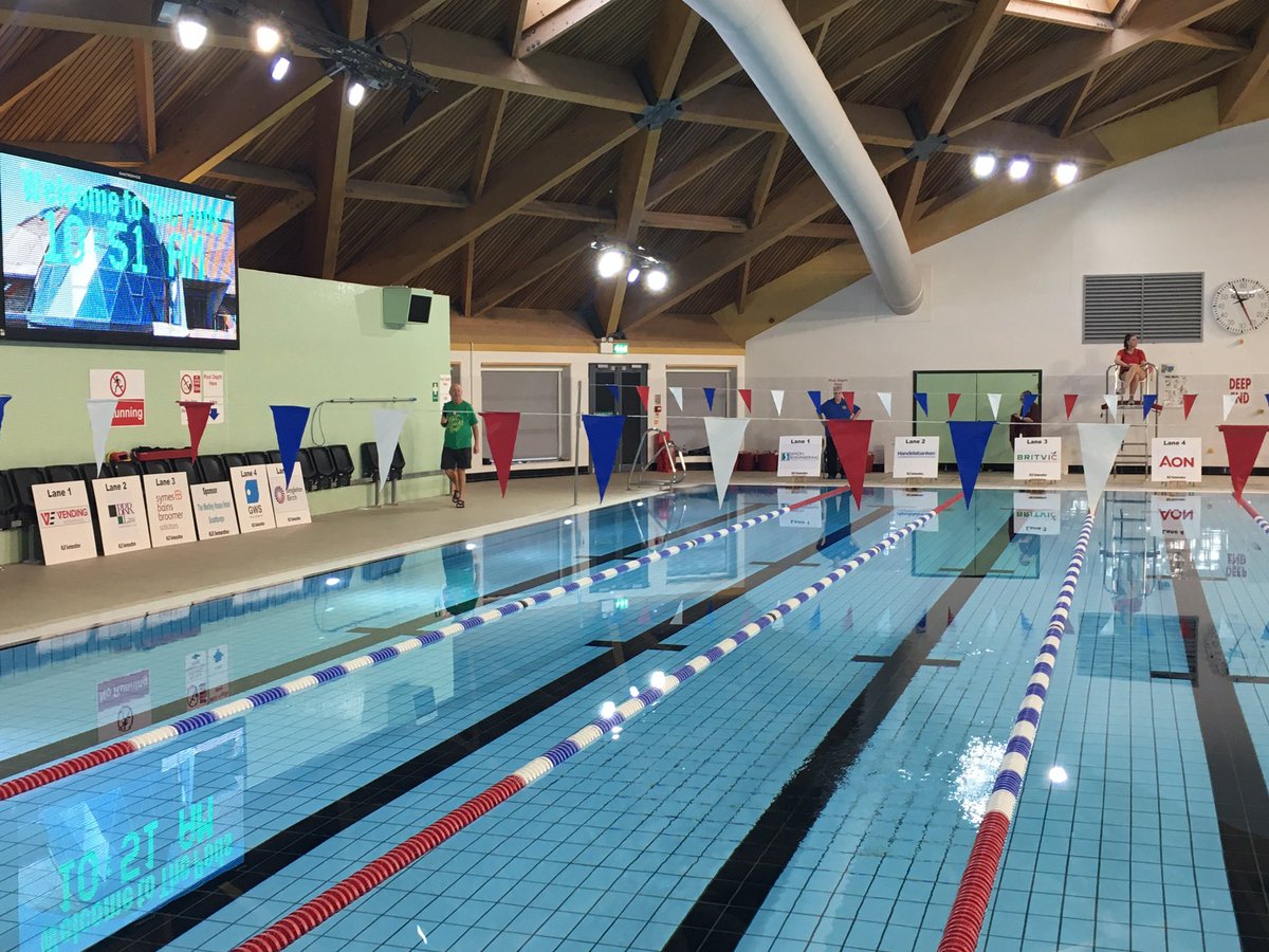 All set for our 5th Swimarathon today. The first teams swim at 11.00 at <a href="/ActiveNLincs/">NL Active</a> The Pods. Spectators welcome!!