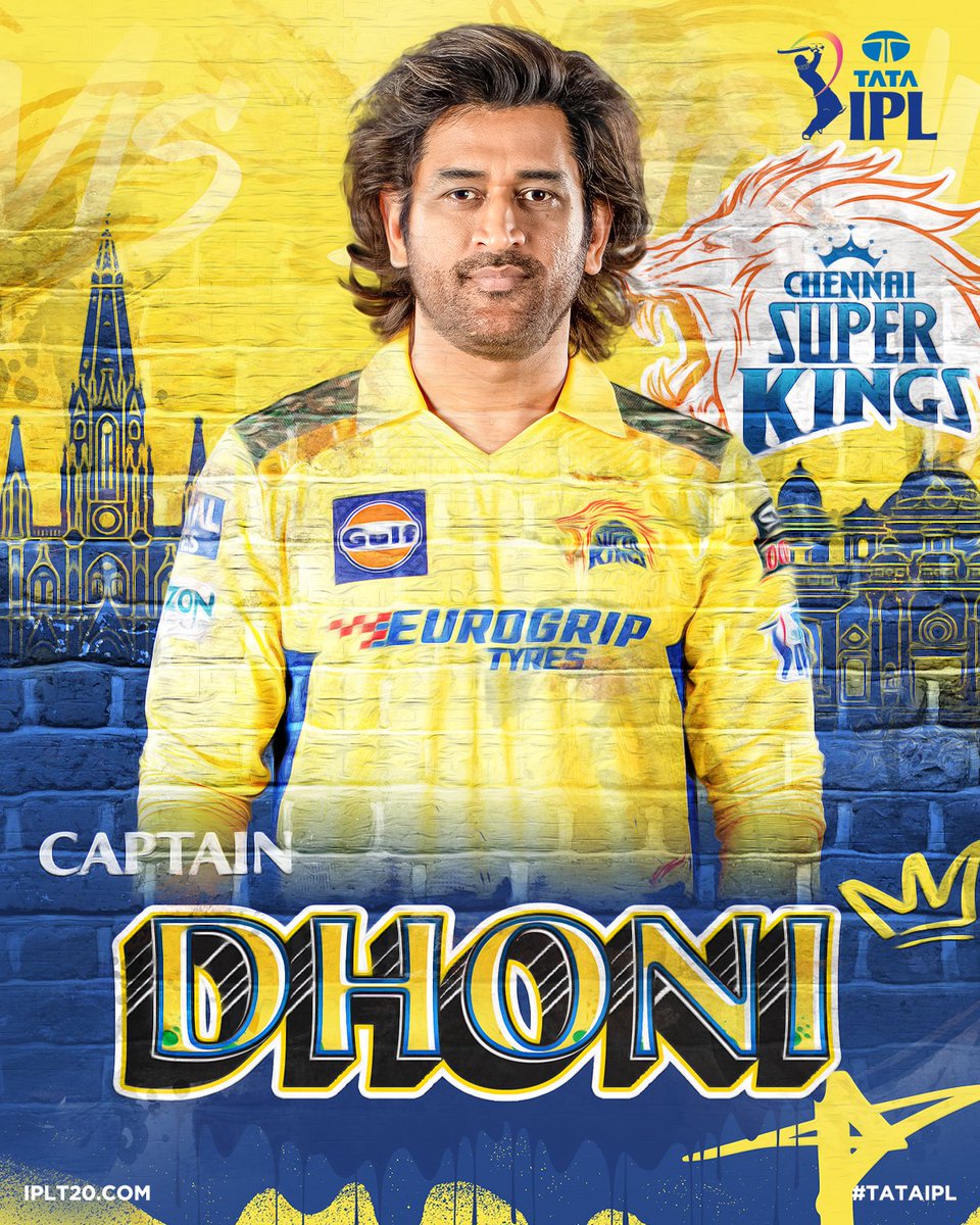 IPL's tweet photo. Get the whistles ready, the defending champions led by @msdhoni are all set for #TATAIPL 2024 😎

@ChennaiIPL fans, get ready to paint the town Yellove! 💛 https://t.co/ZOsWLm6o28
