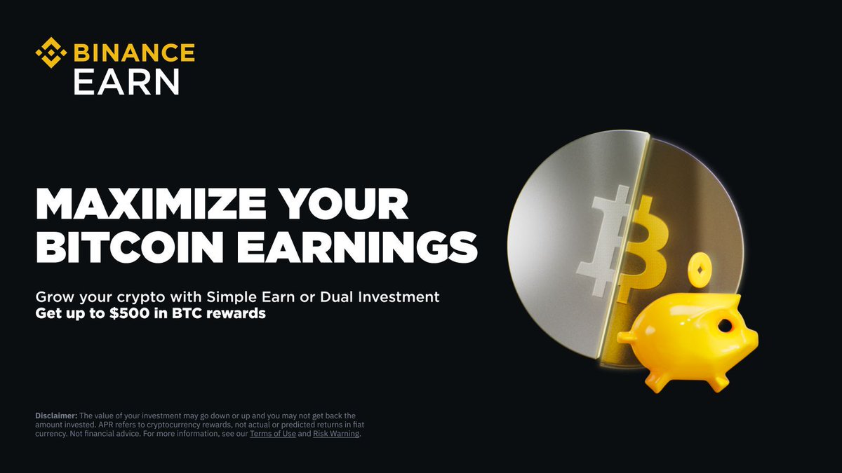 binance's tweet photo. Celebrate the #HalvingWithBinance and get up to $500 in #BTC rewards.

Subscribe to $BTC Flexible Products to get Bonus Tiered APR, Real-Time APR rewards, and more!

Join now ➡️ https://t.co/F7Vt38nGrO https://t.co/zZKXSLNQmU