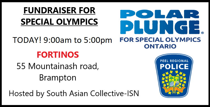 #PRP will be hosting a fundraiser for #specialolympics today at the Fortinos grocery store at 55 Mountainash Road in #brampton. Feel free to stop by and show your support!