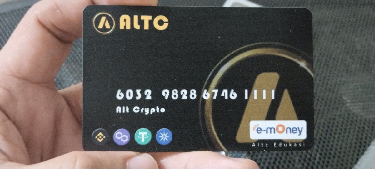 Alt3du's tweet photo. Now you can use your crypto to pay your bill in restoran, mini market, highways, gas station, and many place with your crypto.
Just use ALTC WALLET, swap your crypto to fiat, reload your blackcard altc and pay the bill
#bnb #Binance #MATIC #Polygon #IceNetwork #altc @cz_binance https://t.co/u2keDqGuio
