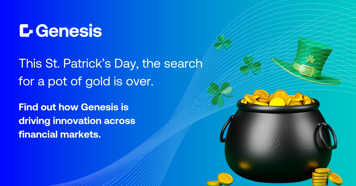 🍀 To all our Irish colleagues, clients and connections, Happy St. Patrick's Day! Wishing you a day filled with happiness, success and a touch of Irish luck. 🍀🇮🇪 #StPatricksDay #GenesisGlobal bit.ly/49X7ET8