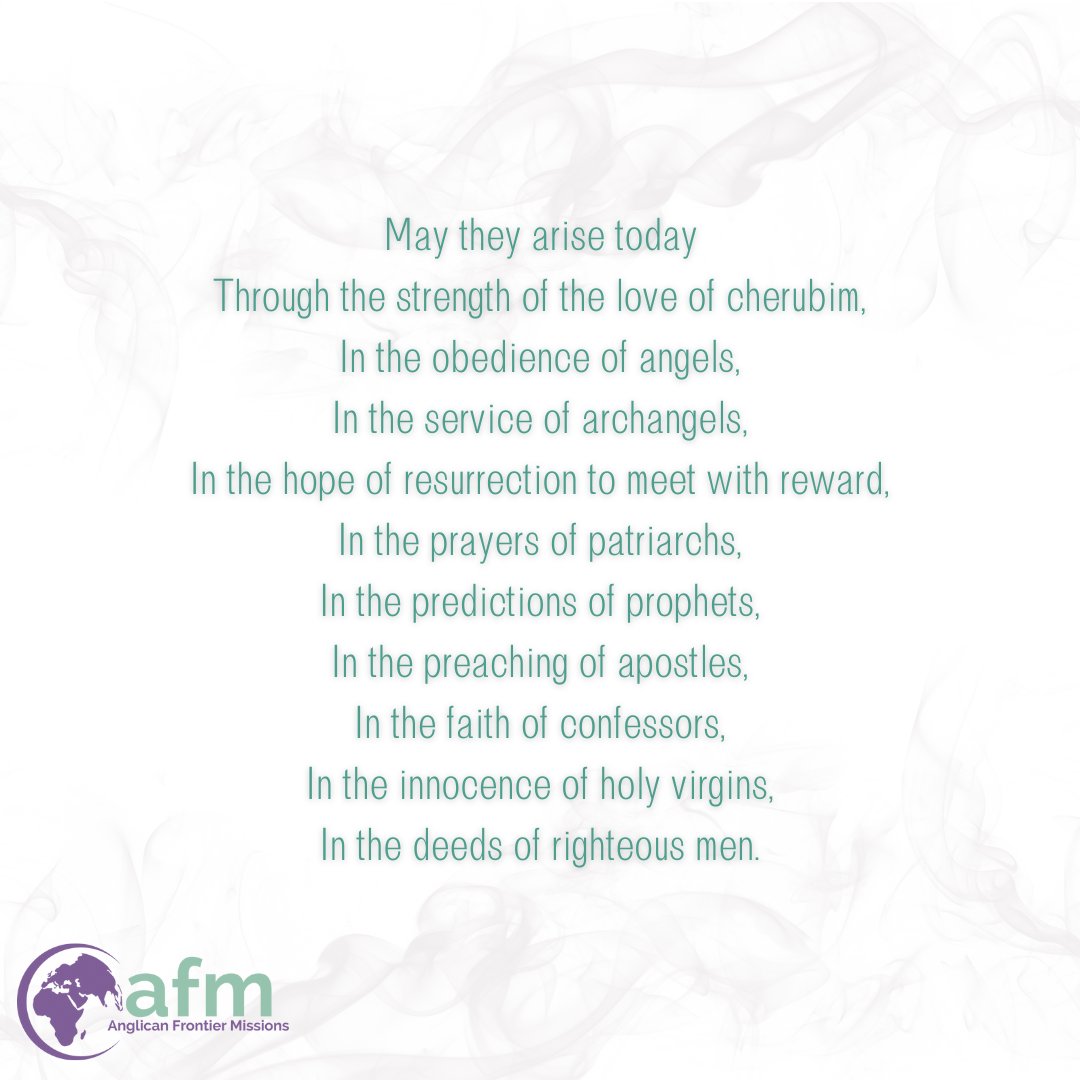 AFMGlobal's tweet image. #breastplateofstpatrick #stpatricksday #crossculturalworkers #anglicanfrontiers #missionwork