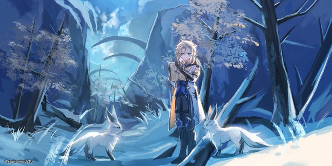 ドラゴンスパイン アルベド Albedo※制作過程はリプツリーにあります#TeyvatDiscovery #Genshin4Good 