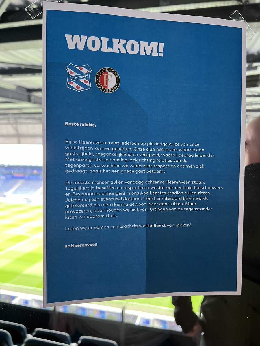 Matchday!❤️⚽️ Mooie awayday, lekker dichtbij huis. Ook wel eens lekker. #heeFEY #Houdenvandieclub