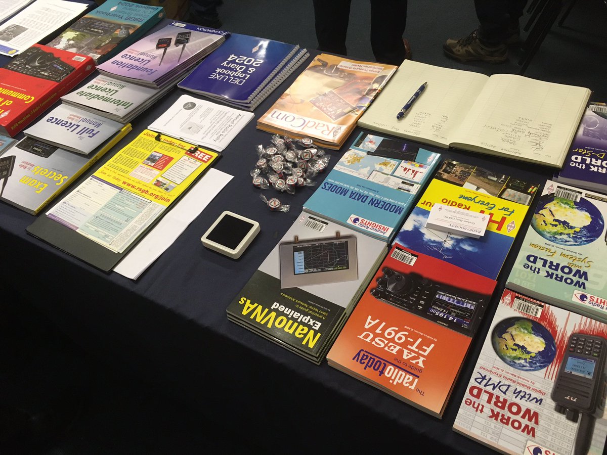 g8nwc's tweet photo. Great to be back at Grantham Rally with the @theRSGB members and book stall, good turn out and bacon baps doing well.

Pop by and say hello, ask questions, any concerns…let’s chat #hamr #hamradio https://t.co/AuQc07X05h