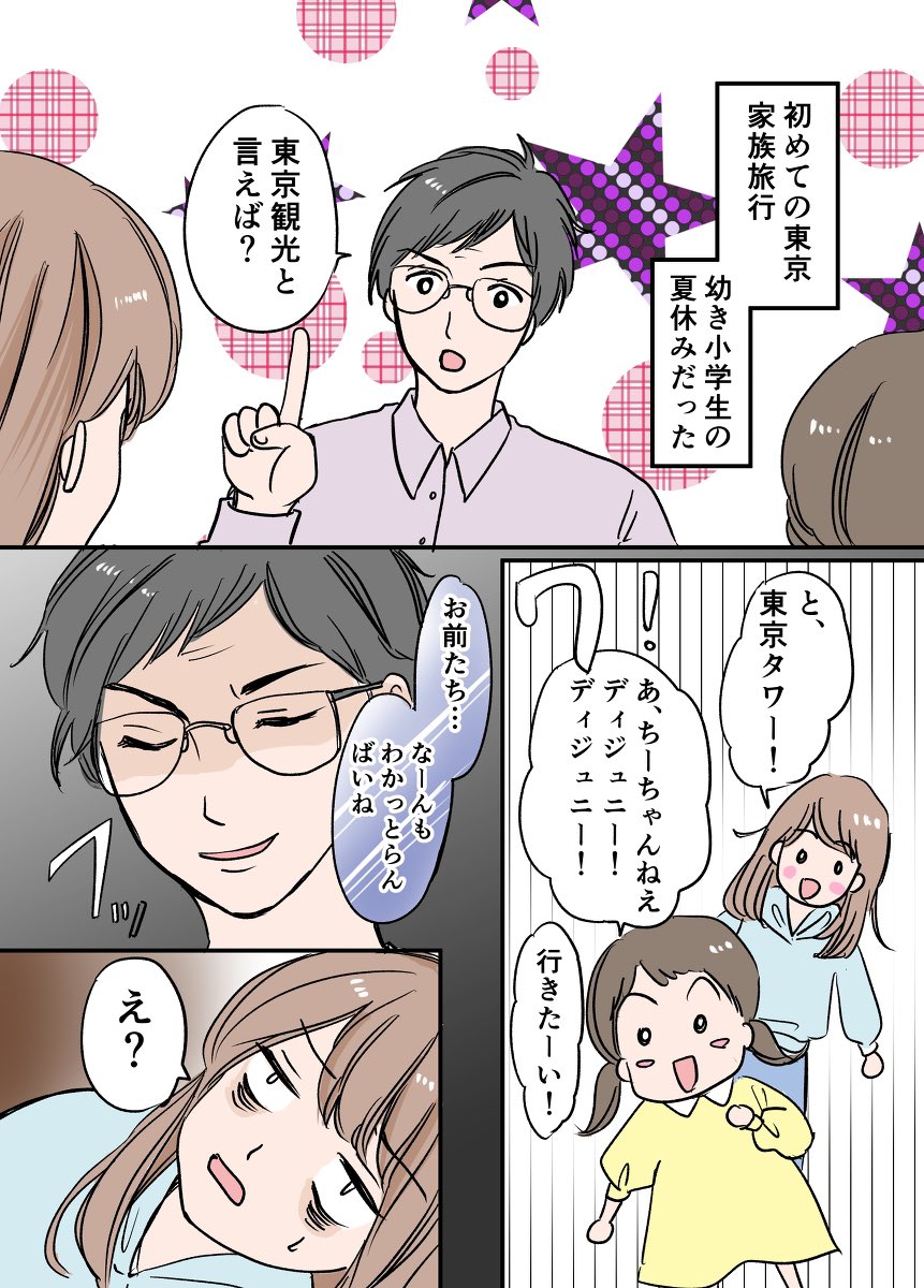 はじめての東京旅行、父と巡るまんだらけの2/4
#漫画が読めるハッシュタグ
#エッセイ漫画 