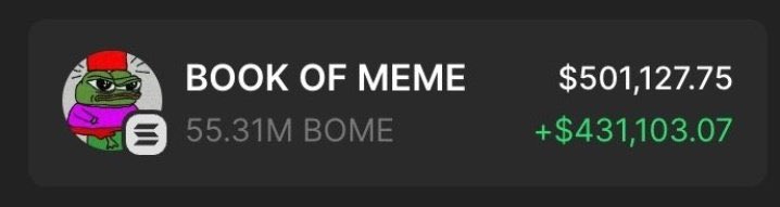 MagicDegenSOL's tweet photo. Giving away $1000 in $BOME 🐸📕

Drop your $SOL address, follow &amp; RT 🎁

~ 24 hours only ⏰ https://t.co/h16sL669Vo