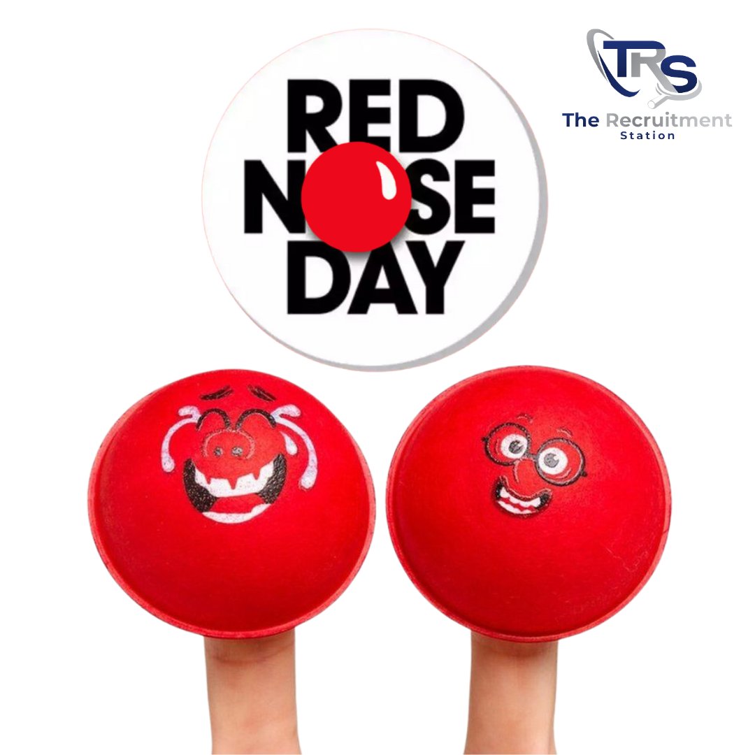 TheRecStn's tweet photo. "A day without laughter is a day wasted." - Charlie Chaplin 😂😂
#TheRecruitmentStation #RedNoseDay #DoSomethingFunnyForMoney https://t.co/kuTeU1IyuC