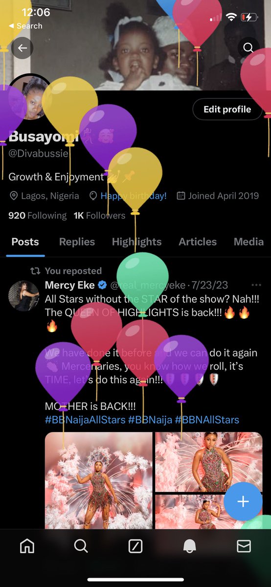 Divabussie's tweet photo. I downloaded my X again because of this ballon 😂😍

Happy birthday Buss Buss🥳🎉 https://t.co/FUdZ3bRJed