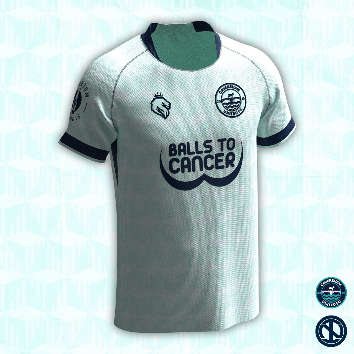 designedbyONI's tweet photo. @CavershamUnited | The “Diamond” Kit
It it teal with a subtle, 90s-inspired diamond pattern and navy details.

#CavUtdKitCompetition https://t.co/J6Liie7V3B