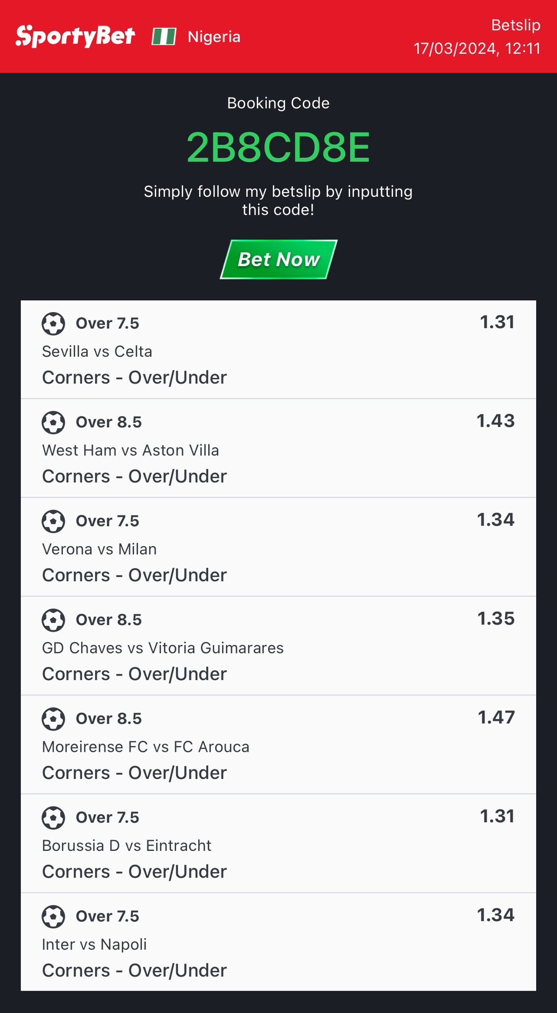 Today correct score discount