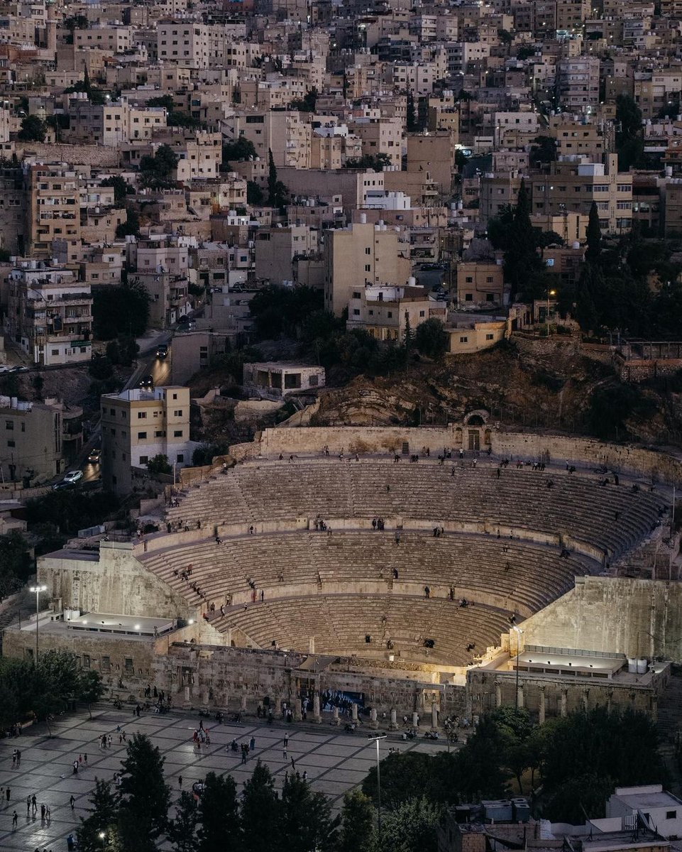 Explore the #RomanTheatre, showcasing an exceptional display of Roman architectural brilliance.⁣ ⁣ 📸 fataliefan⁣ ⁣ #KingdomOfTime #VisitJordan #ShareYourJordan #Jordan