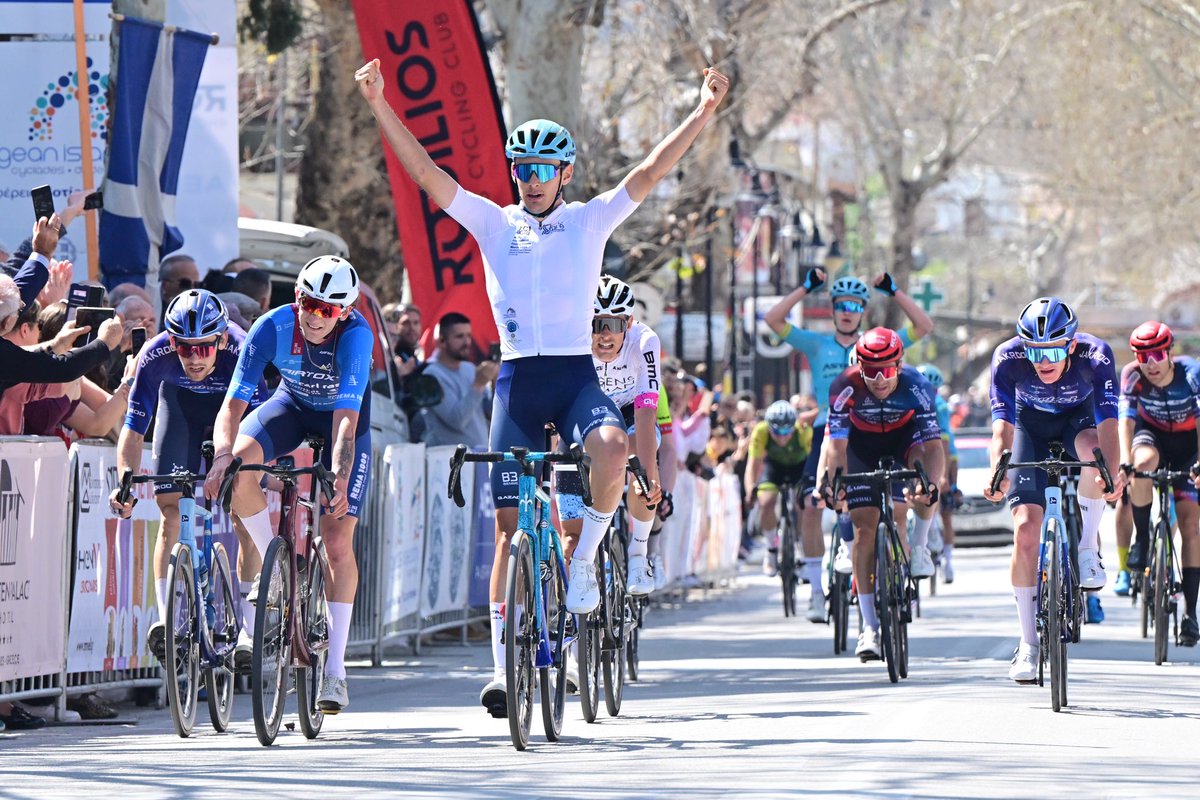 🇬🇷 WIN: #TourofRhodes 🥇 Alessandro Romele strikes again and wins the third stage of Tour of Rhodes! Second victory in a row! 👏 📷 @NassosTPhoto