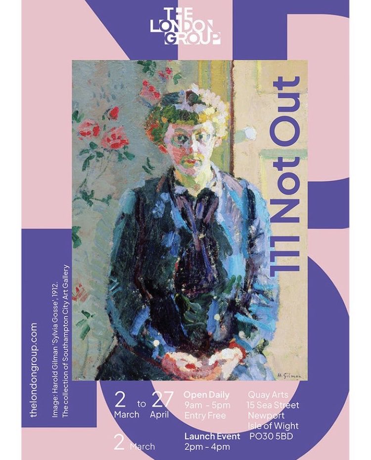111 Not Out - our anniversary show celebrating current and founding members - continues at Quay Arts Centre, Newport, Isle of Wight, until 27 April. Open daily from 9am - 5pm Free entry ⁦@quayarts⁩