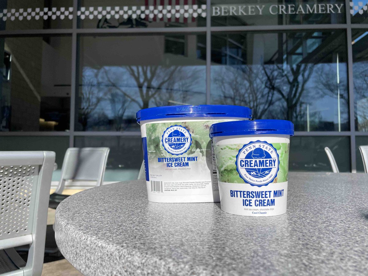 Save some gold on the green! 🍀 Today only, receive $1 off each Bittersweet Mint pint and half-gallon added to your online shipment. Checkout with code: LUCKY Deal valid online only. Creamery.psu.edu