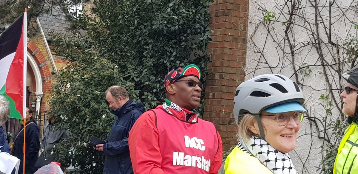 wfpsclondon's tweet photo. Now in Orfird Road Village Square Forest bikers starting they ride for Palestine in solidarity with the Palestinians. We oppose genocide and demand to be represented #walthamforest #wfpsc #FreePalestine #ceasefirenow https://t.co/4fWV1r1C5X