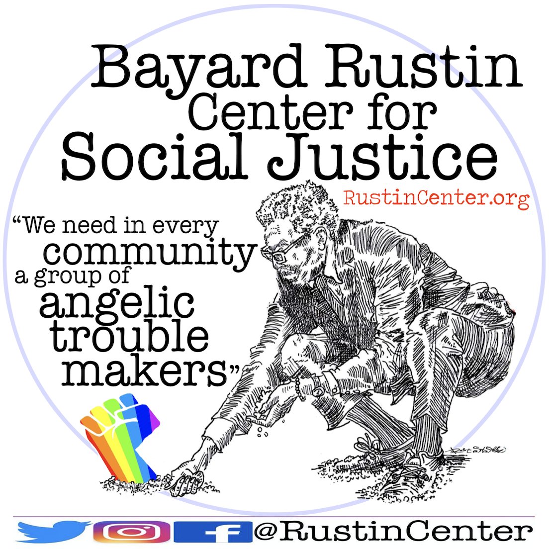 Happy Birthday Bayard Rustin Planned the March Brought Non-Violence to the Movement Spoke Truth to Power Angelic Troublemaker Lost to history because of who he loved Who he was It cannot happen again That is our very mission @RustinCenter Please help us preserve his life & legacy