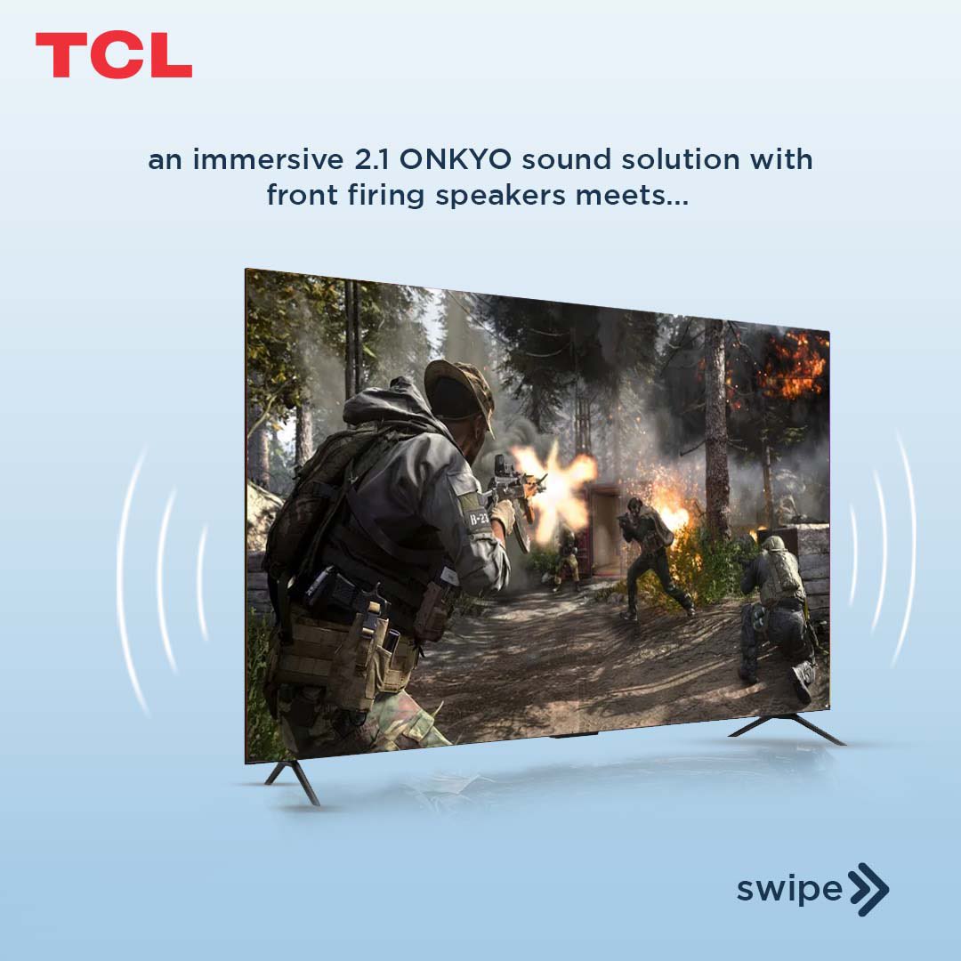 ghana_tcl's tweet photo. Throw yourself into your gaming experiences with our TCL Mini LED TVs this month and leave the lag behind for good!
#officialtclghana #TCLMiniLedTv #InspireGreatness https://t.co/3Us0nFWYXe