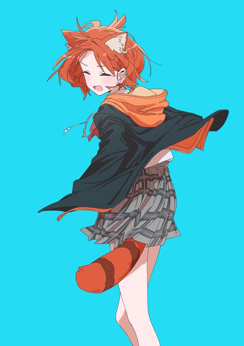 「orange hoodie」 illustration images(Latest｜RT&Fav:50)