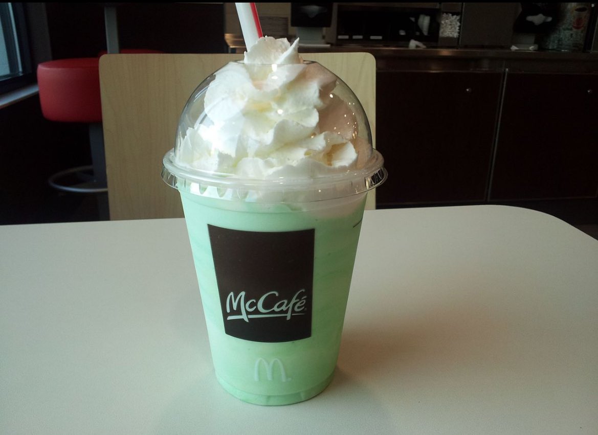 Alhamdulillah, McDonald’s has introduced a green shake to celebrate Ramadan. They even named is a shamrock shake, a play on the Arabic shams (light) and raq (elegant, pretty) — an elegant light. A truly wonderful thing.
