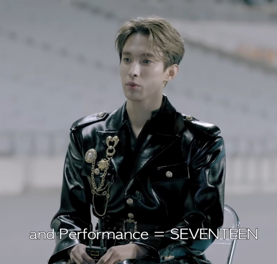 "Basically.. SEVENTEEN = Performance and Performance = SEVENTEEN"

- Lee DK <a href="/pledis_17/">세븐틴(SEVENTEEN)</a>