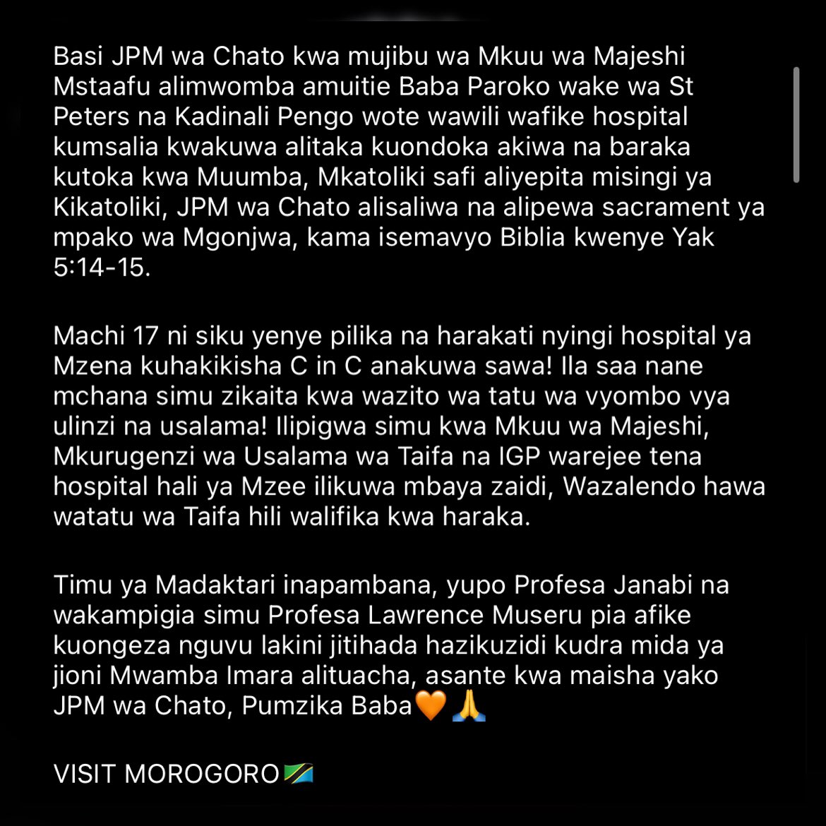 Bombatv_tz's tweet photo. Ameandika @jr_farhanjr. https://t.co/n3My9VZGio