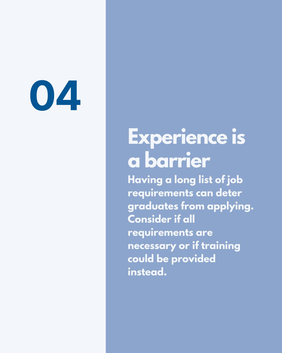 5 Tips to Help You Recruit...
But we can only do 4 images! So what's Tip5?

Tip 5: Make your Job Advert Visible - post on Gradsouthwest.com

#hiring #graduterecruitment #graduatejobs #jobadverts #jobsearch #jobs