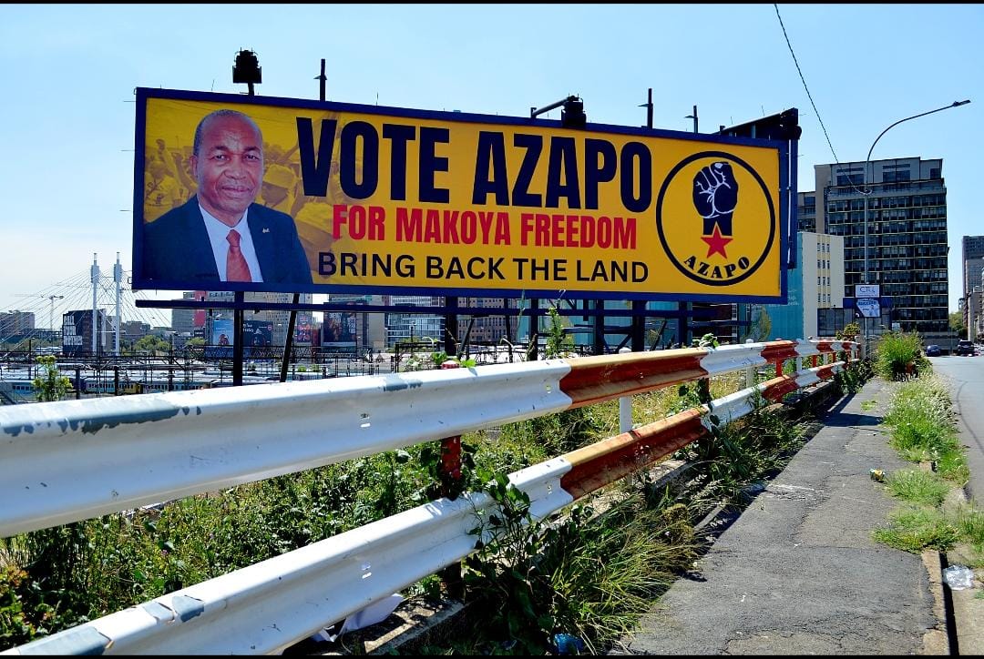 President <a href="/Nelvis_Qekema/">Nelvis Qekema</a> is proud to launch the AZAPO Election Campaign billboards that have been placed all over the country. The billboards invite our voters to ensure AZAPO, Steve Biko's Movement, goes back to parliament at high speed.