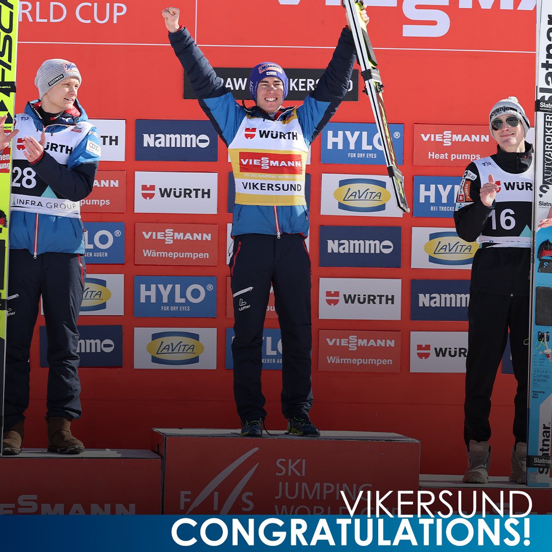 WORLD CUP OVERALL WINNER!💥🔮🥇 STEFAN KRAFT is the man of the season! 🇦🇹 With 244.5 meters and another World Cup victory today, the Austrian crowns himself as the overall winner of the 2023/24 season! 🇦🇹 🦅 #worldcup #skiflying #skijumpingfamily #4hills #vikersund