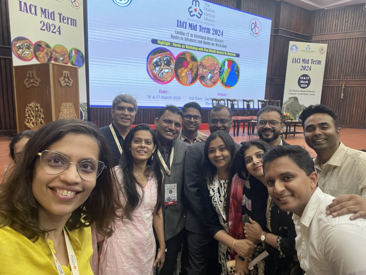barthur_ashita's tweet photo. An end to brilliant #multidisciplinary conference as a #collaborative effort between madras medical mission and @IaciIndia. #handsontraining #yesct #heartteam #cardiacimaging #Radiology #Cardiology @dr_vimalraj @SandeepHedgire @IaciIndia @vineetao17 @DrChudgar https://t.co/cKJ5nNjv6Y