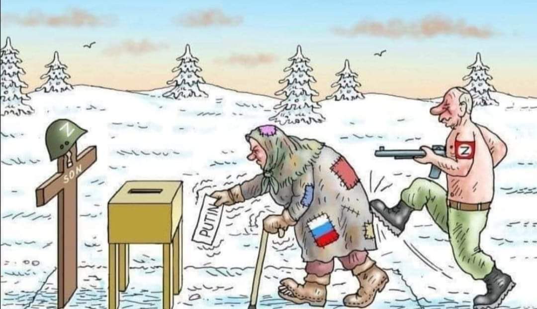 annempoetry's tweet image. Putin faces 3 token rivals from Kremlin-friendly parties, who have refrained from any criticism of him/his invasion of Ukraine. He has cast his war in Ukraine as an existential battle against the Western powers bent on destroying Russia.
#RussianElections 
#RussiaisATerroistState