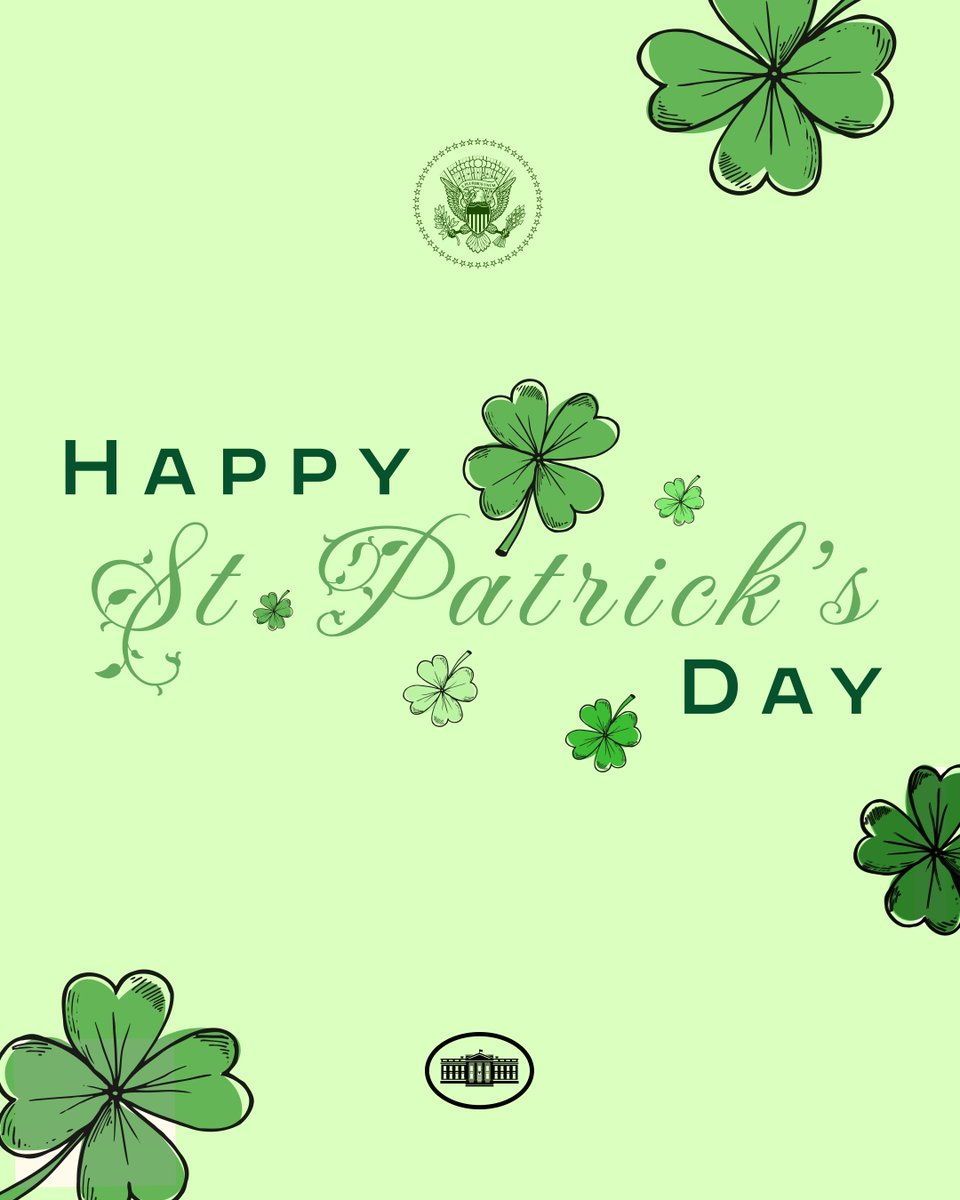 At its core, St. Patrick's Day is about friendship. Today we celebrate that friendship connecting millions of Irish and American people – one that has shaped our past, strengthened our present, and inspires our future. Happy St. Patrick’s Day.