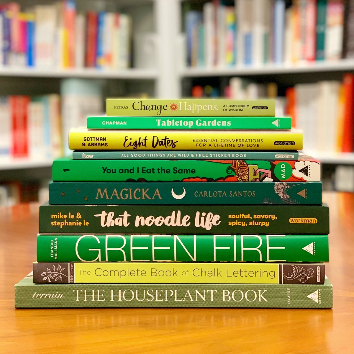 Our version of decorating for St. Patrick’s Day! 📗🍀💚