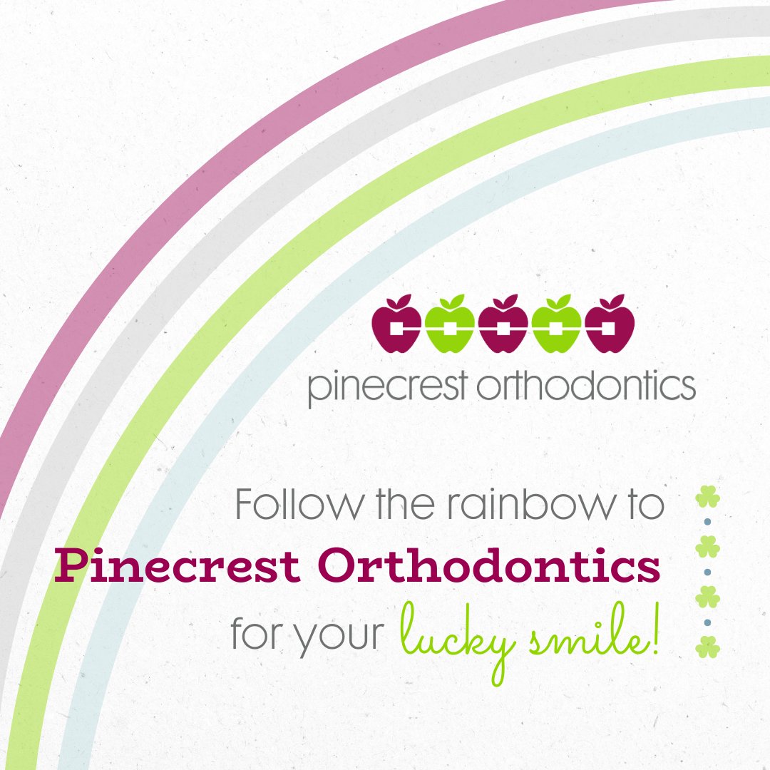 pinecrestortho's tweet photo. You don’t need the luck of the Irish when it comes to getting your perfect smile! 🍀 Just follow the rainbow to Pinecrest Orthodontics. 🌈

We’d love to help you on your orthodontic journey towards a healthy, radiant smile at any time! 🤩

#Lucky #Orthodontist #PinecrestFL https://t.co/ov4Nmc2hG9
