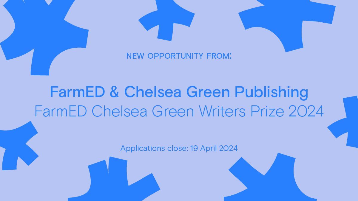 Opps Board 💰 Are you aged 16-30? Do you have something important to say about sustainable food, regenerative agriculture, biodiversity and climate change? @realfarmed has launched their Chelsea Green Young Writers’ Prize for exciting new voices > bit.ly/4a4iVkw