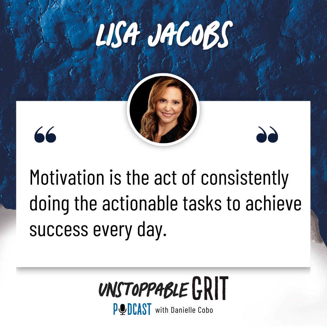 Ever thought about how to keep yourself going every day to achieve success? 

Listen to Episode 159 of the 𝗨𝗻𝘀𝘁𝗼𝗽𝗽𝗮𝗯𝗹𝗲 𝗚𝗿𝗶𝘁 𝗣𝗼𝗱𝗰𝗮𝘀𝘁 𝘄𝗶𝘁𝗵 𝗗𝗮𝗻𝗶𝗲𝗹𝗹𝗲 𝗖𝗼𝗯𝗼.