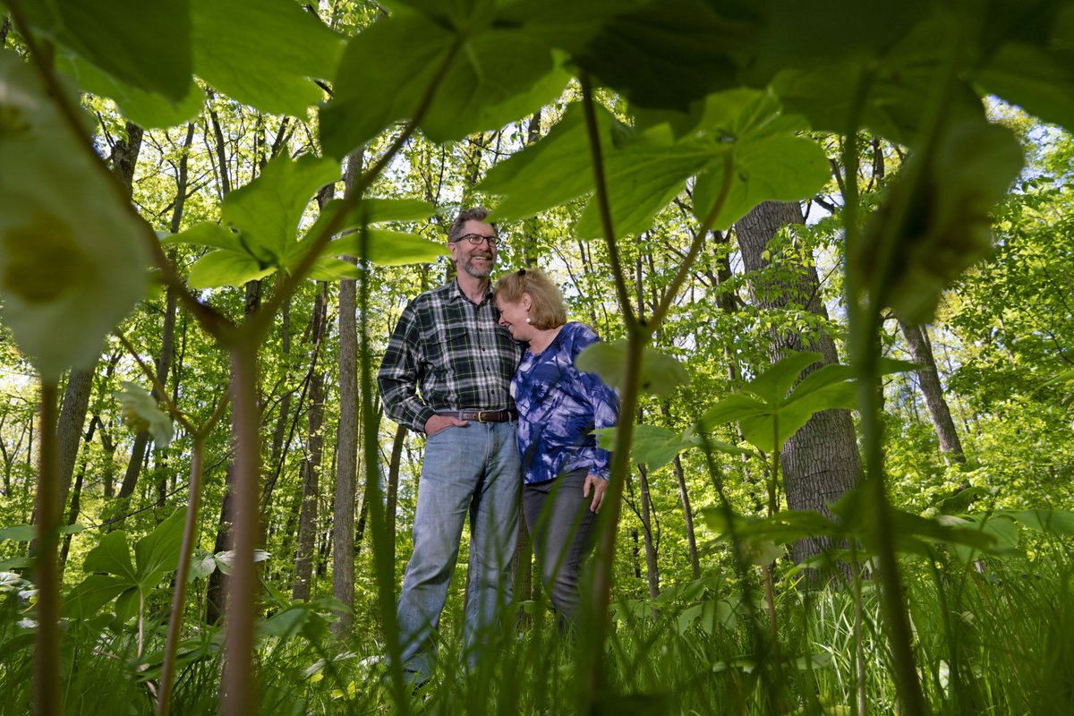 Top o' the morning to you! Today's a great day for going GREEN! With spring in the air, you can find green all around you. 

Breathe in. It's better than a pot of gold at the end of a rainbow. 

Pic of TNC supporters Tom Cook and Anna Owens by Alex Snyder/TNC.