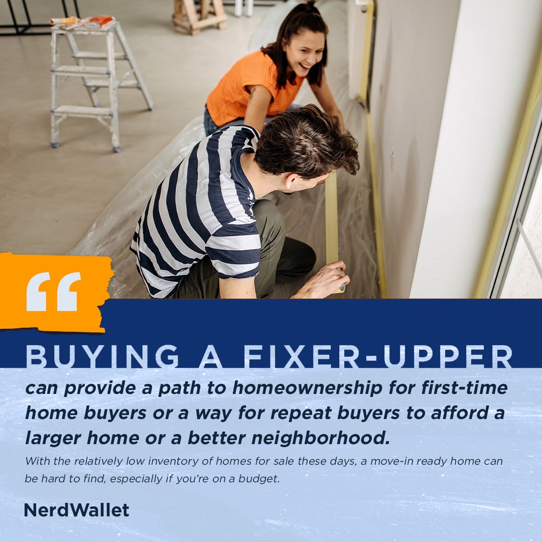 Realtor_Thales's tweet photo. Let’s chat to see if a fixer-upper is a good option for you and explore what’s on the market in our area. 

#strategichomebuying #fixerupper #sweatequity #expertanswers #stayinformed #staycurrent #homebuyingoptions #homebuying #realestategoals #realestatetips #realestatelife https://t.co/cFKG8BYVSr
