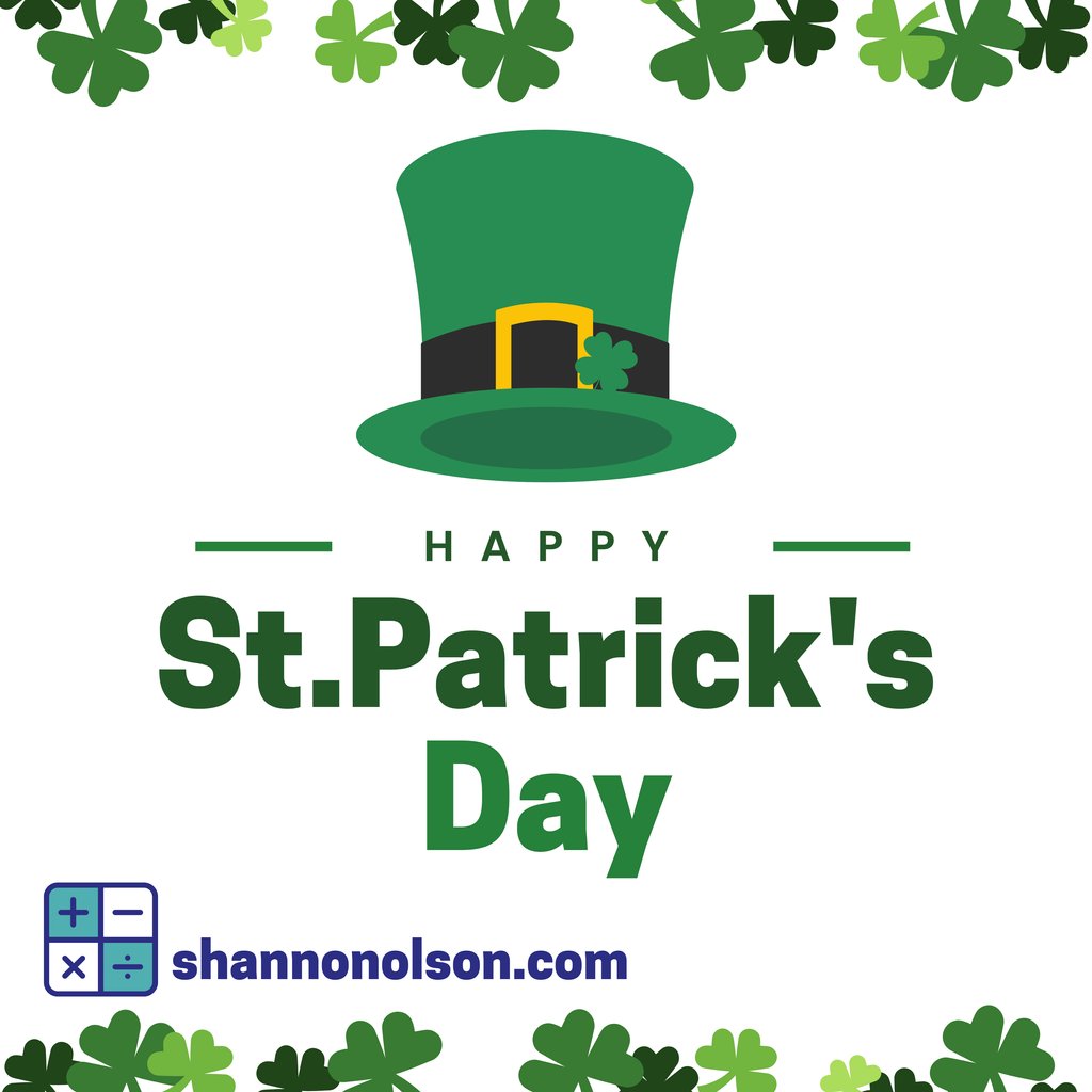Happy St. Patrick's Day! 🍀☘️ Whether you're dyeing things green or searching for four-leaf clovers, we hope you have a fantastic St. Patrick's Day full of fun and luck! Share your favorite St. Patrick's Day traditions in the comments. #StPatricksDayFun #HappyStPatricksDay