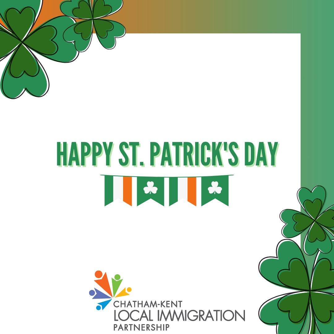 Happy St. Patrick's Day! Did you know Irish is the ethnic/cultural origin of 19,195 CK residents? (Statistics Canada, 2021 Census of Population)

#CKImmigrationMatters #CKOnt #CKAttractionPromotion