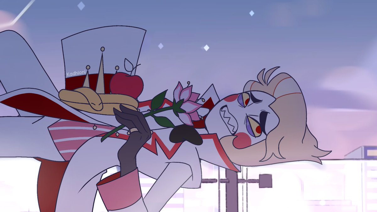 Kadhioni's tweet photo. Who am i now in this world without her?
#HazbinHotel #HazbinHotelLucifer #Lucilith https://t.co/r6ulzdYSkY