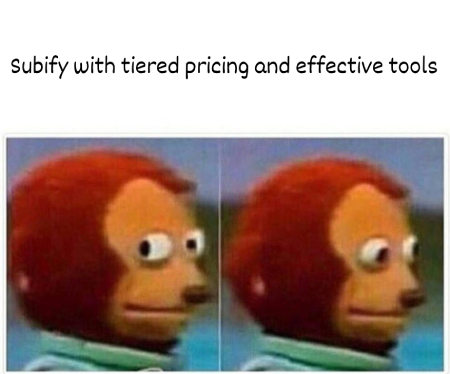 Subi_App's tweet photo. @galenking @Shopify check out our prices and features: https://t.co/O7BWU9a01l https://t.co/CcJOk20bXU