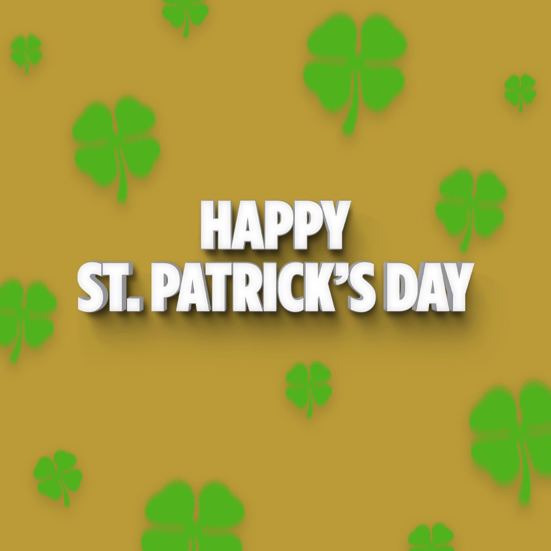 Wishing you luck on this St. Patrick’s Day 🍀