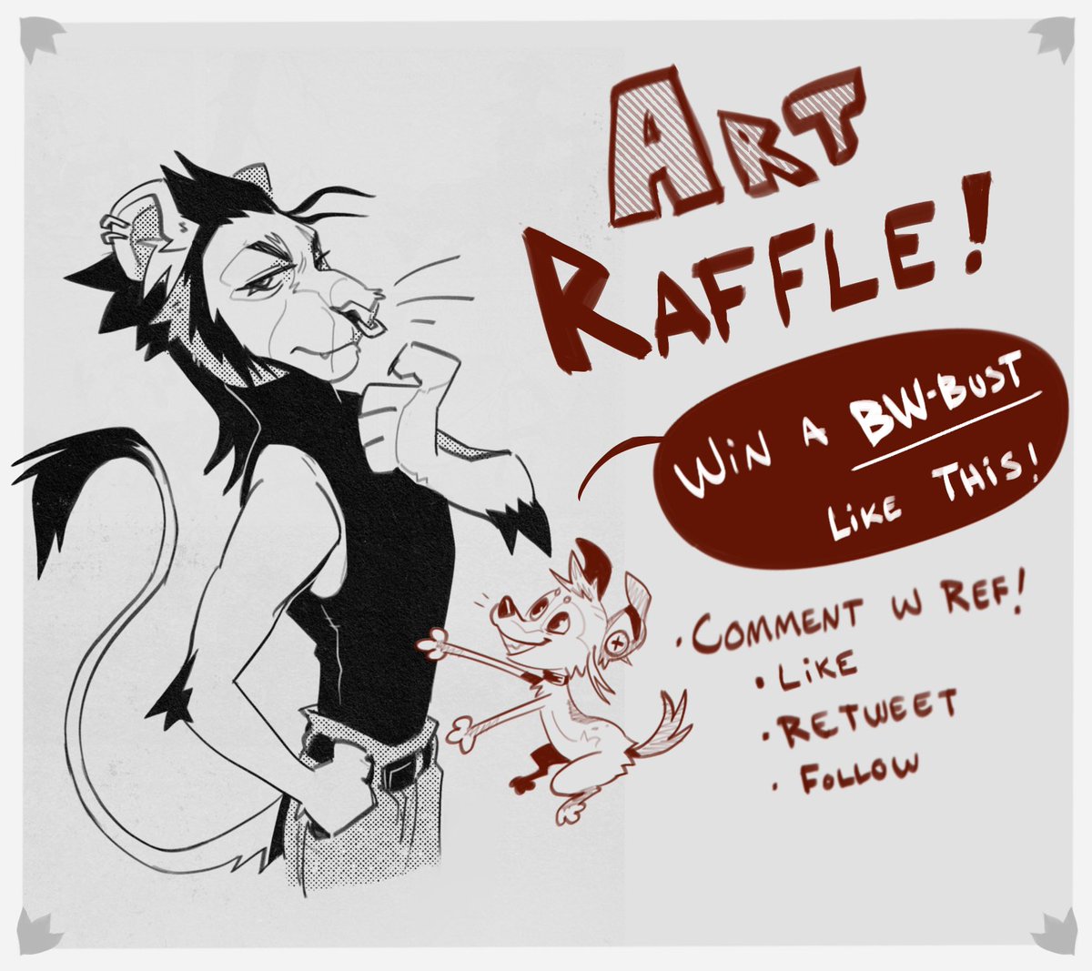✏️⚡️ART RAFFLE ⚡️✏️
Been wanting to do one of these for a while so here it goes!
New and already followers welcome ⭐️
Ends April 3rd!