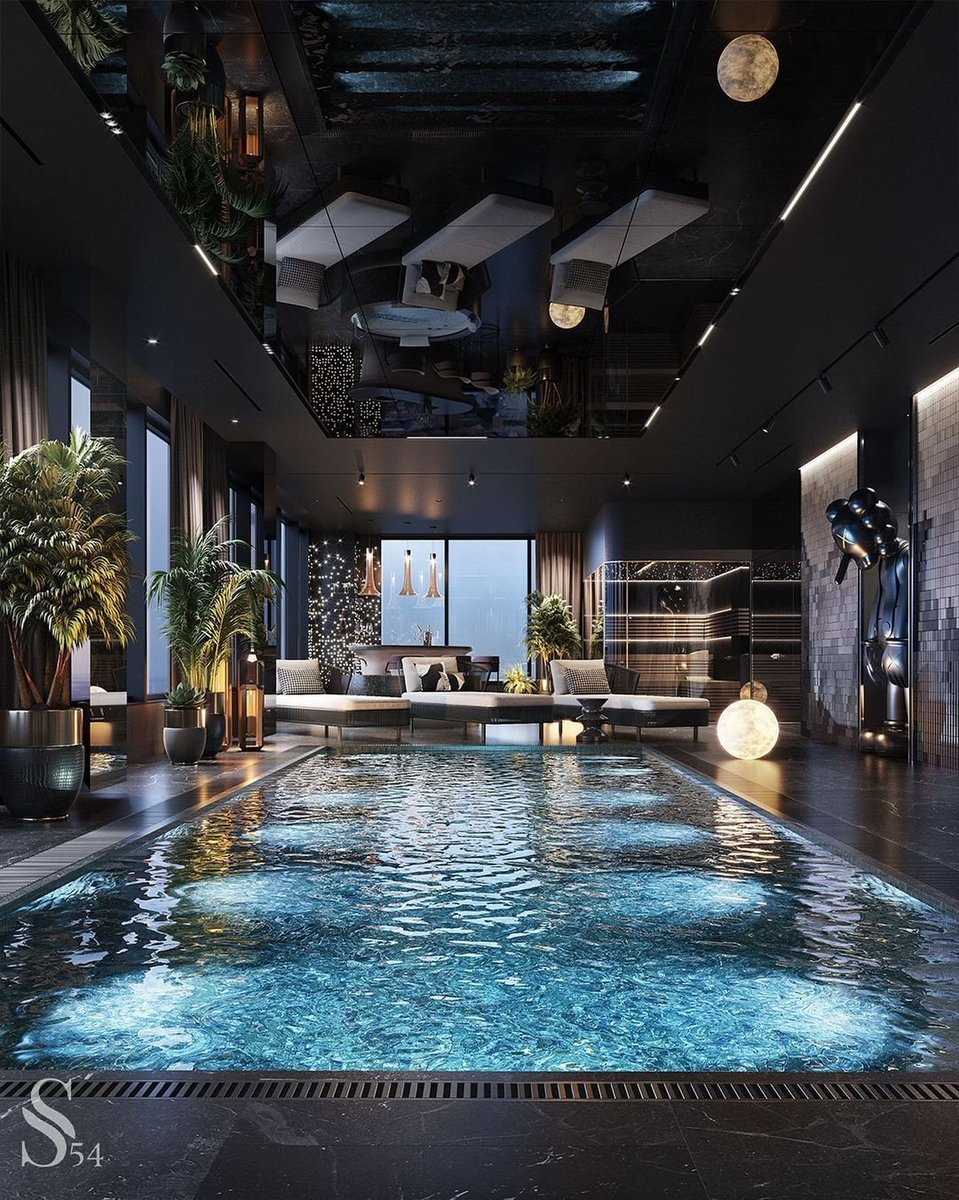 Interiorhunt11's tweet photo. Indoor pool! 😍 https://t.co/EaFjfUpALK