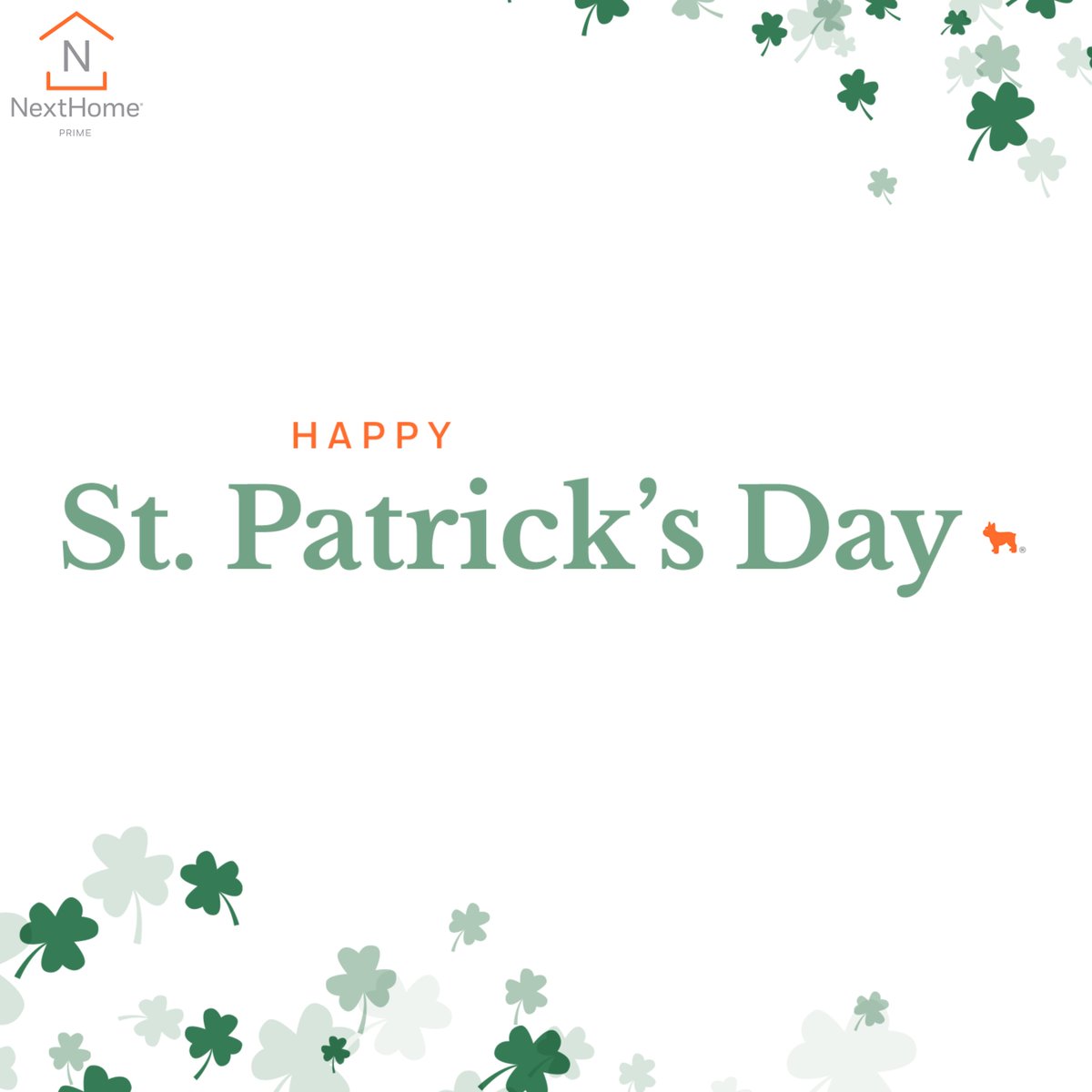 Happy St. Patrick's Day! Wishing you some Irish luck!

#StPatricksDay #StPattysDay #green #HappyStPatricksDay #lucky #SaintPatricksDay #stpatricks #stpatrick #march #stpattys #StPatsDay #NextHomePrime #NextHome #realestate