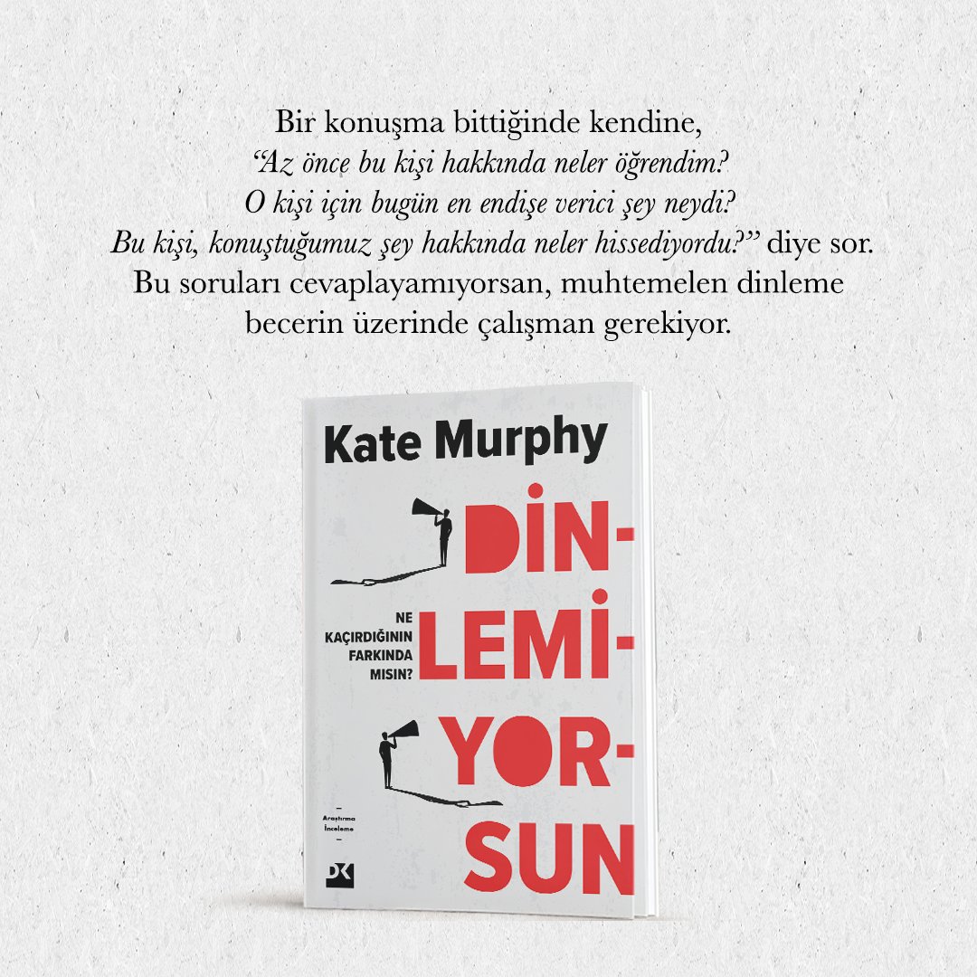 dogan_kitap's tweet photo. 📖#KateMurphy’nin #Dinlemiyorsun kitabından...
https://t.co/cp3d5ecM9V
#DoğanKitap #OkumakİyiGelir #kitap https://t.co/sJSAwulId1