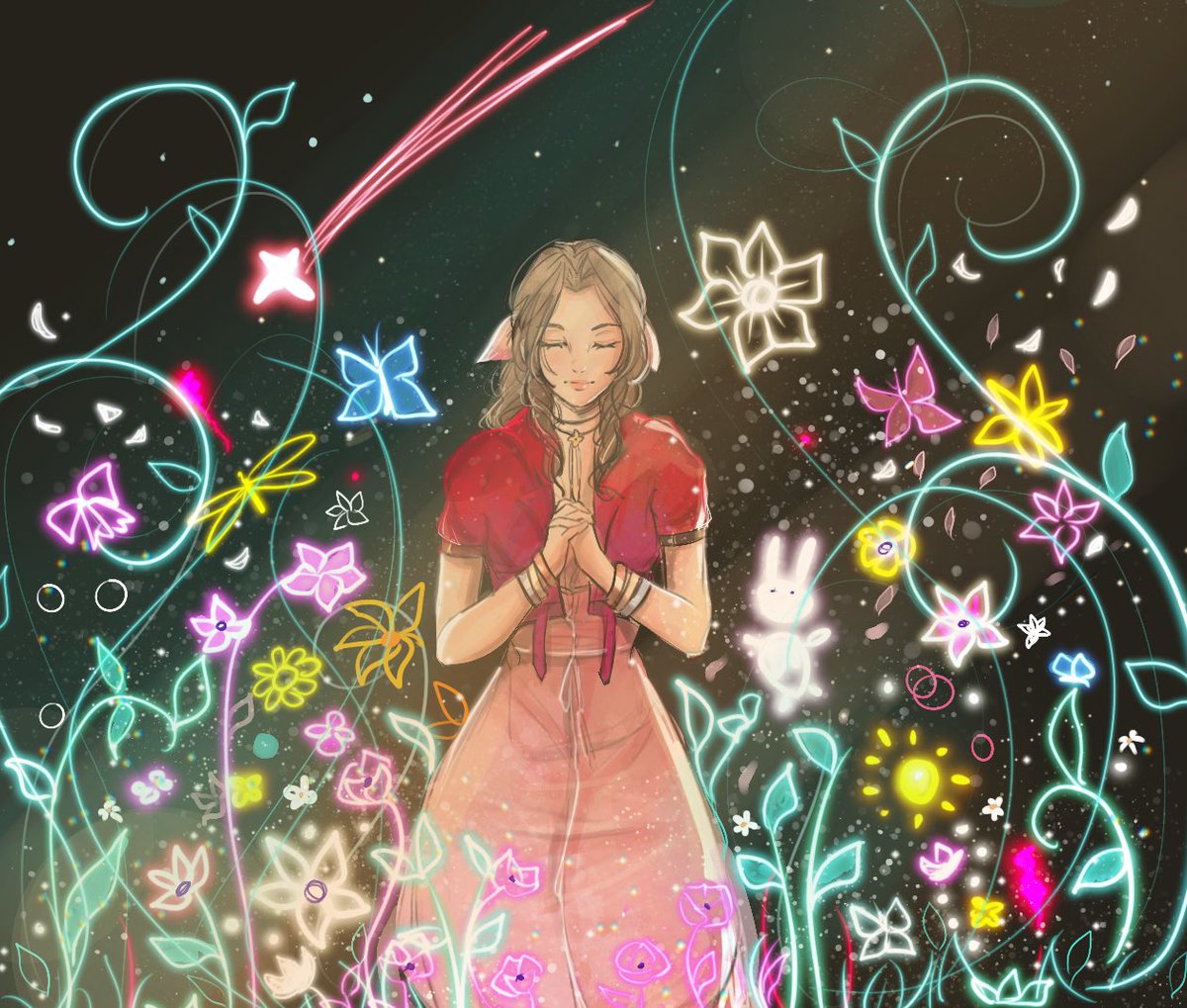 “What if we went on an adventure?” #FF7Rebirth #Aerith