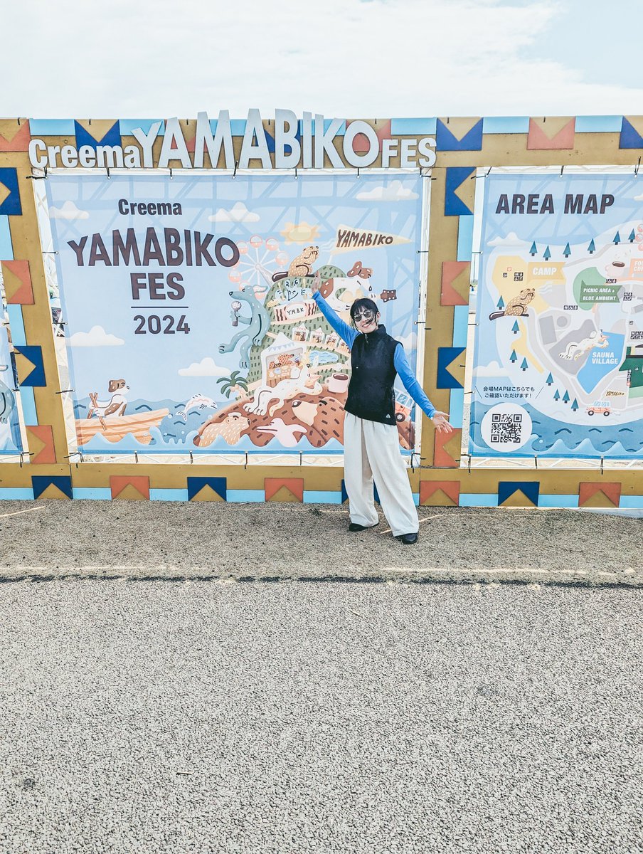 harry_m___'s tweet photo. Creema YAMABIKO FESへ🏔
今回はお客さんとして全力で楽しみました！
音楽チームや装飾、サウナチー厶とも感動の再開でした✨前回よりもパワーアップした内容が盛り沢山。
スタッフや関係者の皆さん、運営本当にお疲れ様でした！
これから先もずっとYAMABIKOが続いていきますように。 https://t.co/fBPliQIEI9